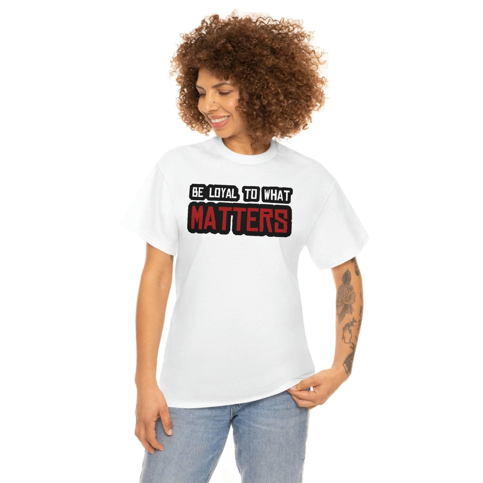 Roger Clark - Be Loyal To What Matters - Arthur Morgan Quote T-shirt - AUTOGRAPHED - GtvStore