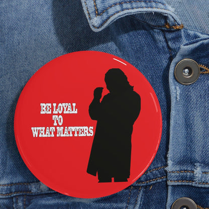 Roger Clark- Loyal Silhouette Round Pins - GtvStore