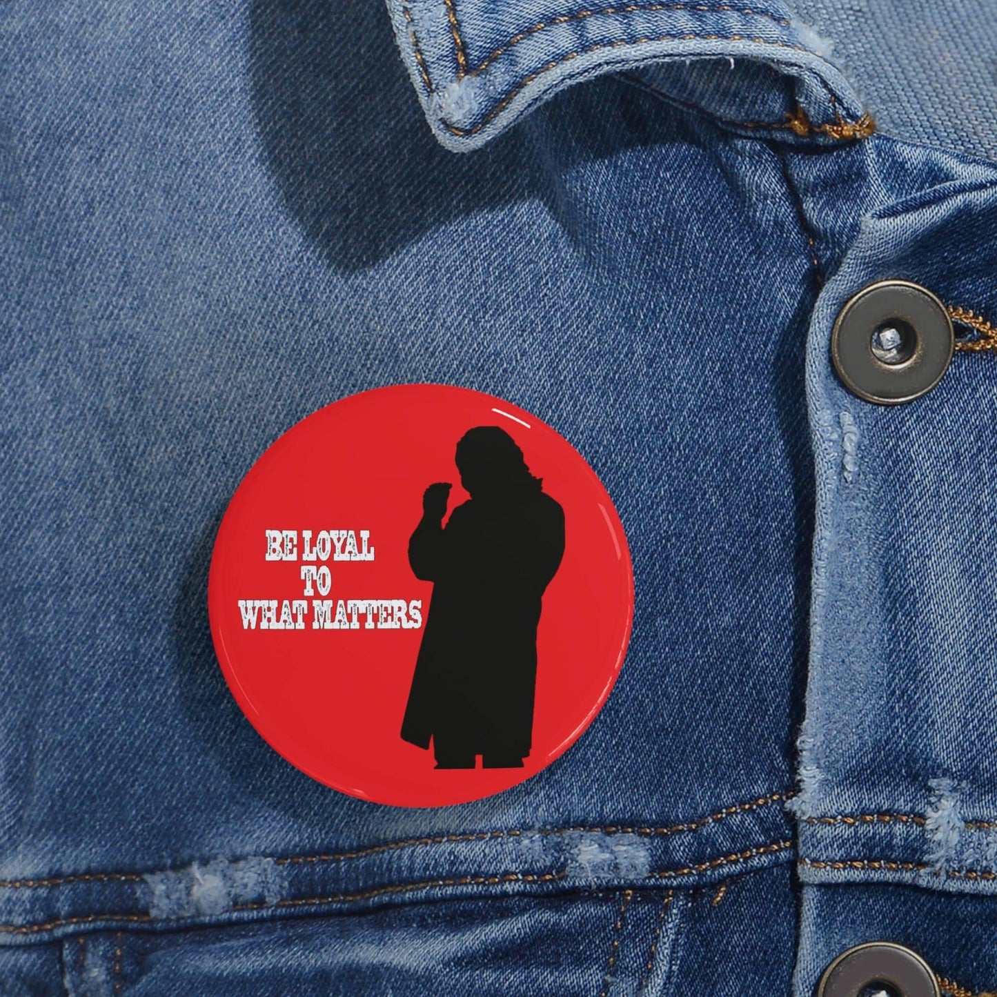 Roger Clark- Loyal Silhouette Round Pins - GtvStore