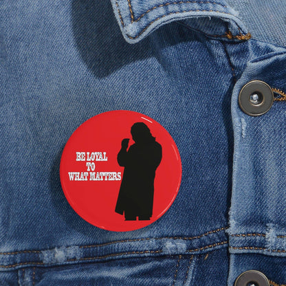 Roger Clark- Loyal Silhouette Round Pins - GtvStore