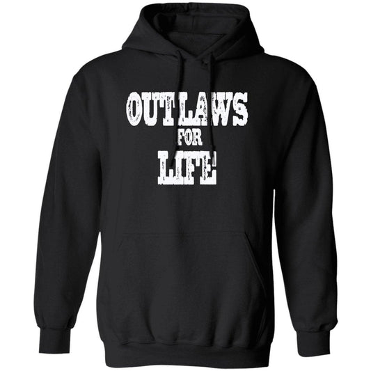 Roger Clark- Outlaws white Pullover Hoodie - GtvStore