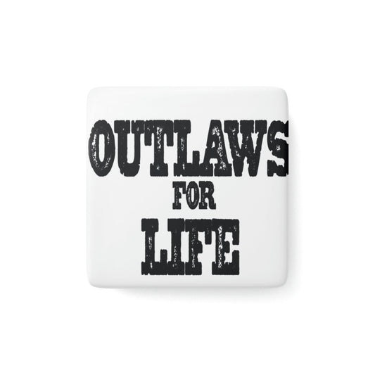 Roger Clark- Outlaws/Porcelain Magnet, Square - GtvStore