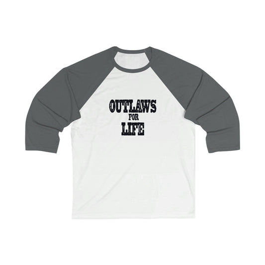 Roger Clark- Outlaws/Unisex 3\4 Sleeve Baseball Tee - GtvStore