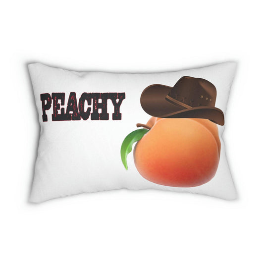 Roger Clark- Peachy/loyal/Spun Polyester Lumbar Pillow - GtvStore