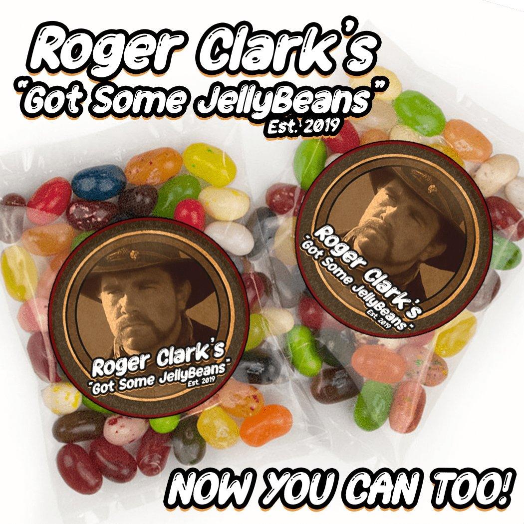 Roger Clark- "Roger Clark's Got Some Jelly Beans" Jellybean Bags - GtvStore