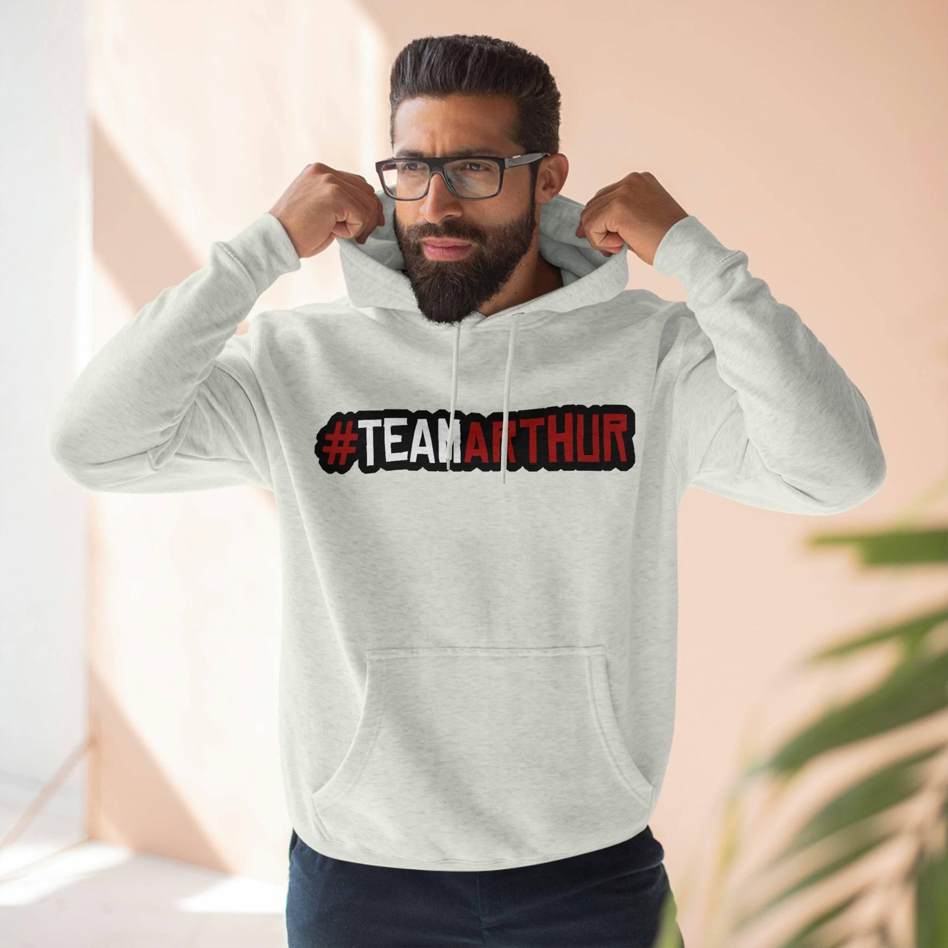 Roger Clark- #Team Arthur Pullover Hoodie - GtvStore