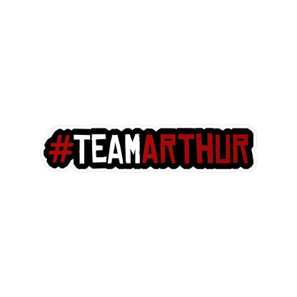 Roger Clark - #TeamArthur Vinyl Die-Cut Stickers - GtvStore