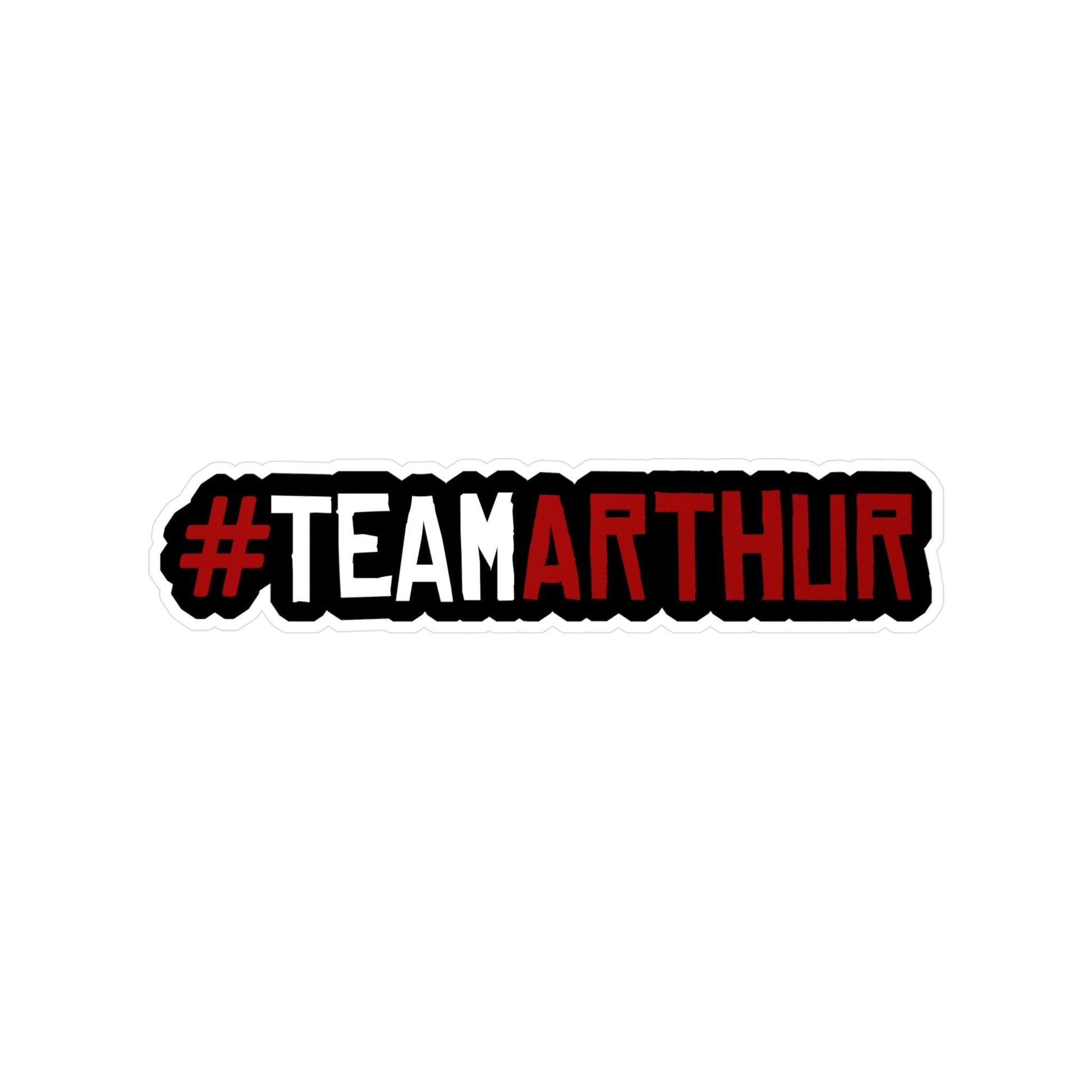 Roger Clark - #TeamArthur Vinyl Die-Cut Stickers - GtvStore