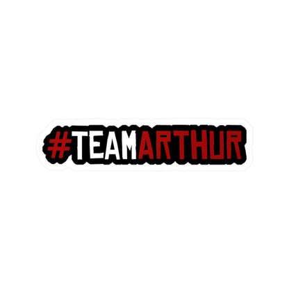 Roger Clark - #TeamArthur Vinyl Die-Cut Stickers - GtvStore