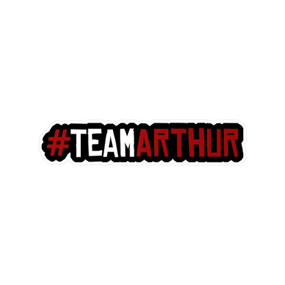 Roger Clark - #TeamArthur Vinyl Die-Cut Stickers - GtvStore