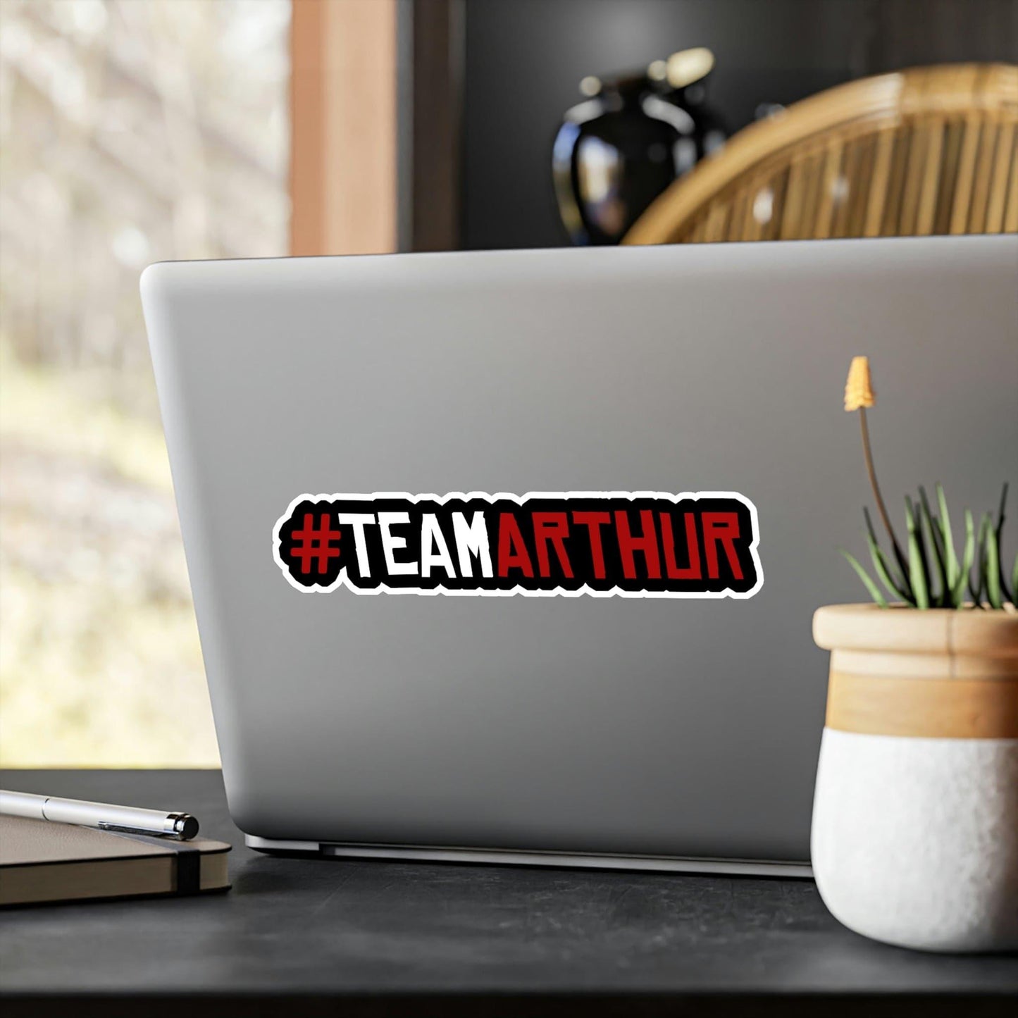 Roger Clark - #TeamArthur Vinyl Die-Cut Stickers - GtvStore