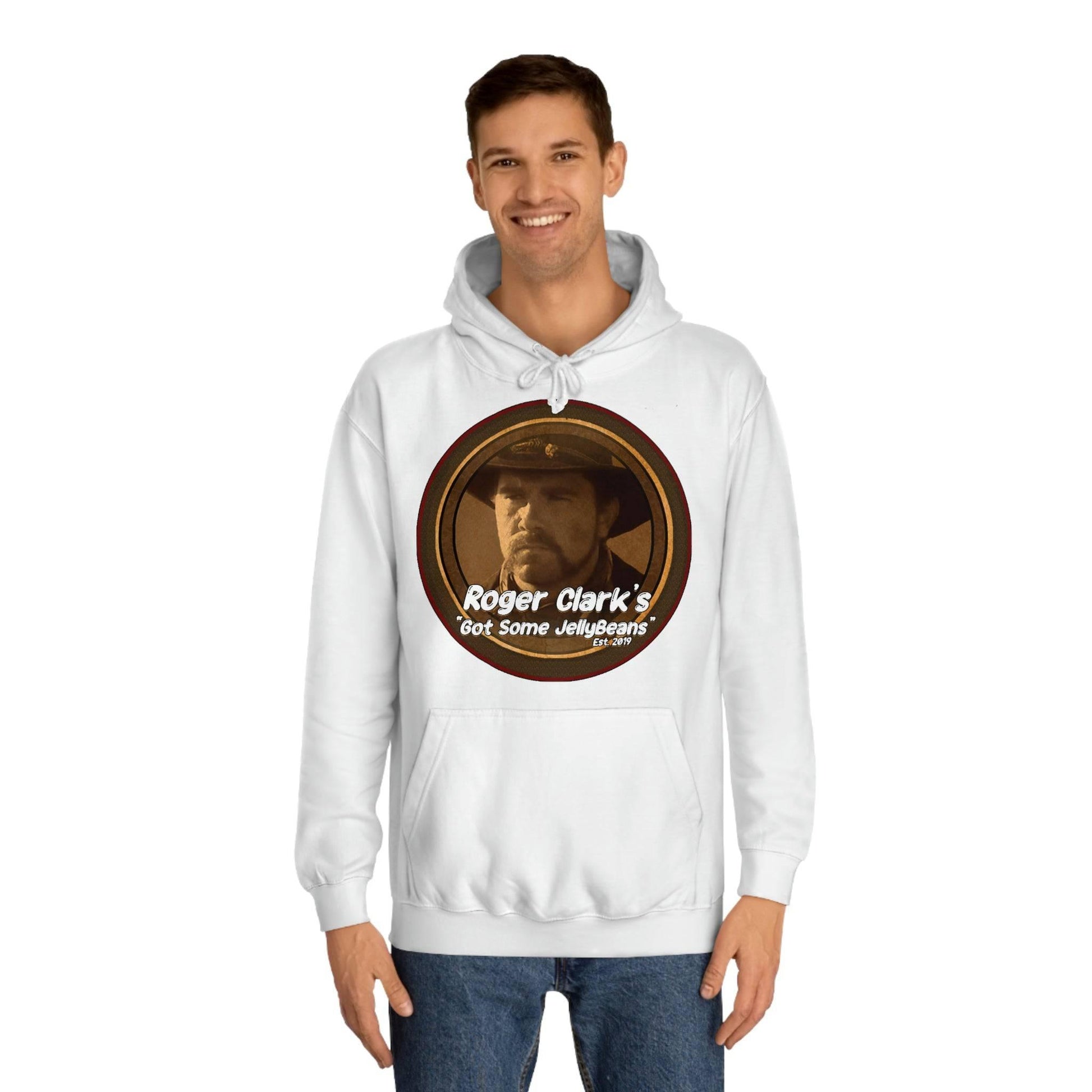 Roger Clark - You like Jelly beans back/Unisex College Hoodie - GtvStore